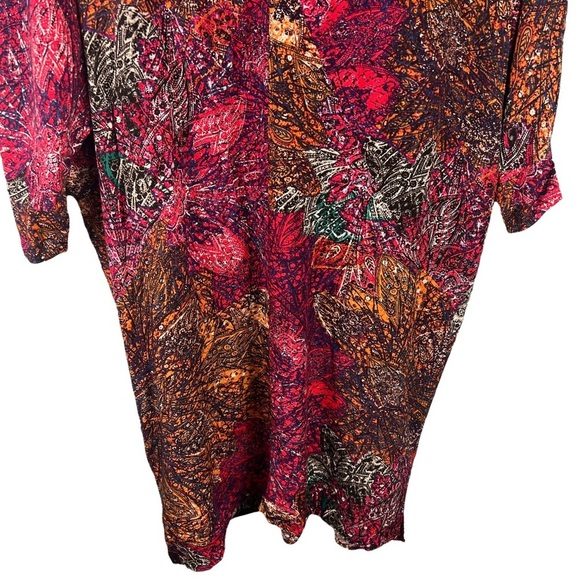Anthropologie Edme Esyllte Chromatique Printed Tunic Top Dress Rayon Size Medium - Picture 10 of 14